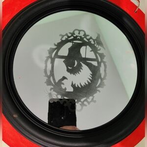 Oogy Boogy Halloween mirror laser engraved